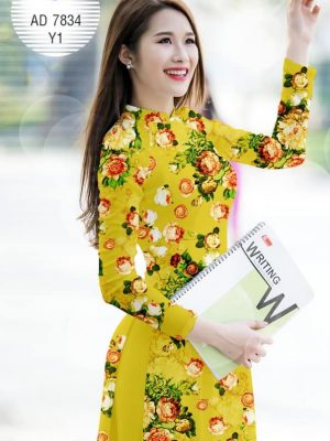 Vải áo dài Đẹp tươi như hoa thiết kế 2019 AD 7834 35 1571037176 628 Vai ao dai Dep tuoi nhu hoa thiet ke 2019