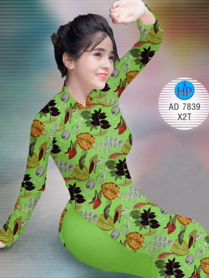 Vải áo dài Lá thiết kế 2019 AD 7839 29 1571038622 56 Vai ao dai La thiet ke 2019 AD 7839