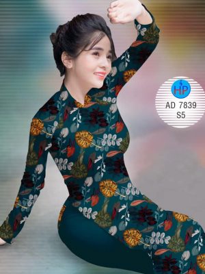 Vải áo dài Lá thiết kế 2019 AD 7839 30 1571038622 608 Vai ao dai La thiet ke 2019 AD 7839