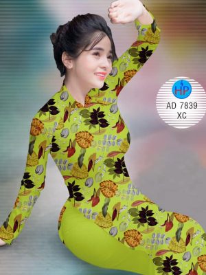 Vải áo dài Lá thiết kế 2019 AD 7839 28 1571038622 964 Vai ao dai La thiet ke 2019 AD 7839