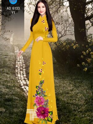 Vải áo dài Hoa in 3D kiểu mới AD 6133 27 1571123310 564 Vai ao dai Hoa in 3D AD