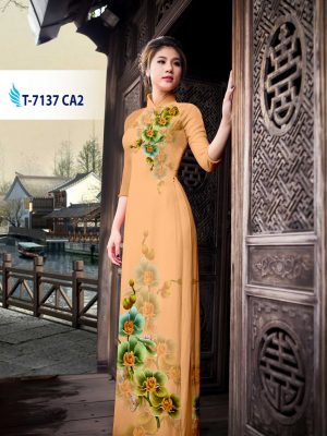Vải áo dài hoa lan kiểu mới AD T7137 24 1571136970 742 Vai ao dai hoa lan kieu moi AD T7137