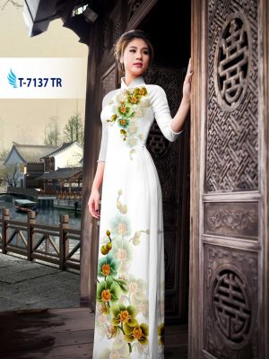 Vải áo dài hoa lan kiểu mới AD T7137 34 1571136972 924 Vai ao dai hoa lan kieu moi AD T7137