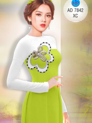 Vải áo dài giả ngọc trai thiết kế 2019 AD 7842 21 1571137425 182 Vai ao dai gia ngoc trai thiet ke 2019 AD