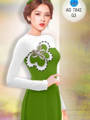 Vải áo dài giả ngọc trai thiết kế 2019 AD 7842 23 1571137425 931 Vai ao dai gia ngoc trai thiet ke 2019 AD