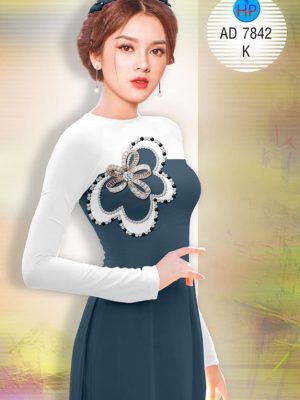 Vải áo dài giả ngọc trai thiết kế 2019 AD 7842 34 1571137426 550 Vai ao dai gia ngoc trai thiet ke 2019 AD