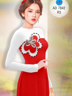 Vải áo dài giả ngọc trai thiết kế 2019 AD 7842 37 1571137426 913 Vai ao dai gia ngoc trai thiet ke 2019 AD