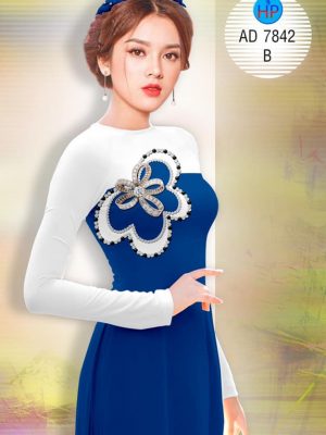 Vải áo dài giả ngọc trai thiết kế 2019 AD 7842 33 1571137426 982 Vai ao dai gia ngoc trai thiet ke 2019 AD