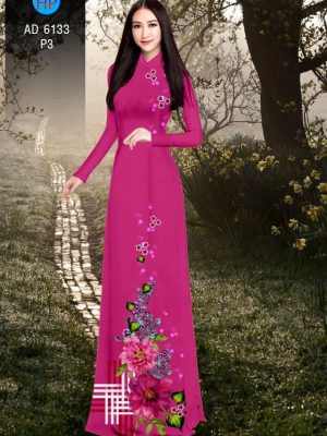 Vải áo dài Hoa in 3D kiểu mới AD 6133 21 1571137591 161 Vai ao dai Hoa in 3D kieu moi AD 6133