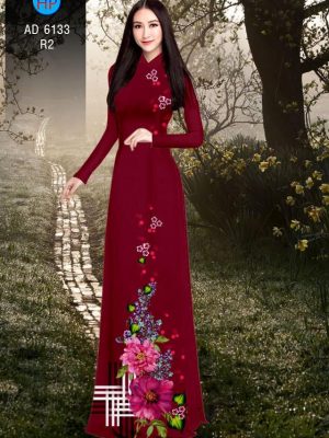 Vải áo dài Hoa in 3D kiểu mới AD 6133 28 1571137591 718 Vai ao dai Hoa in 3D kieu moi AD 6133
