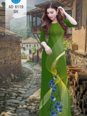 Vải áo dài Hoa in 3D kiểu mới AD 6119 22 1571137854 179 Vai ao dai Hoa in 3D kieu moi AD 6119