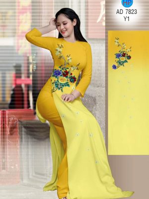 Vải áo dài Hoa Mẫu Đơn thiết kế 2019 AD 7823 26 1571137983 159 Vai ao dai Hoa Mau Don thiet ke 2019 AD
