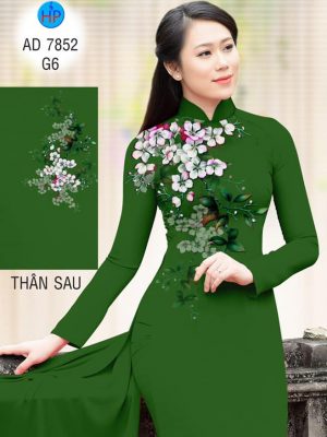 Vải áo dài Hoa in 3D kiểu mới AD 7852 23 1571454453 998 Vai ao dai Hoa in 3D kieu moi AD 7852