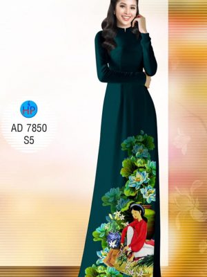 Vải áo dài Cô gái cắm hoa thiết kế 2019 AD 7850 32 1571454620 50 Vai ao dai Co gai cam hoa thiet ke 2019