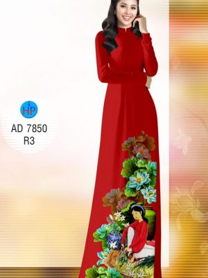 Vải áo dài Cô gái cắm hoa thiết kế 2019 AD 7850 36 1571454620 633 Vai ao dai Co gai cam hoa thiet ke 2019