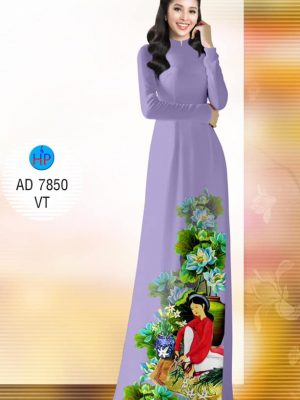 Vải áo dài Cô gái cắm hoa thiết kế 2019 AD 7850 33 1571454620 770 Vai ao dai Co gai cam hoa thiet ke 2019