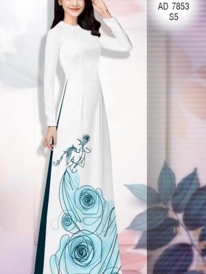 Vải áo dài Hoa hồng ngọt ngào kiểu mới AD 7853 28 1571457594 115 Vai ao dai Hoa hong ngot ngao kieu moi AD