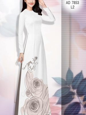 Vải áo dài Hoa hồng ngọt ngào kiểu mới AD 7853 21 1571457594 393 Vai ao dai Hoa hong ngot ngao kieu moi AD