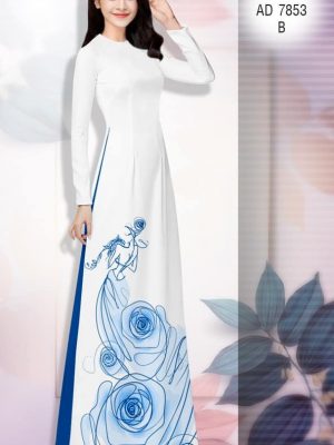 Vải áo dài Hoa hồng ngọt ngào kiểu mới AD 7853 23 1571457594 645 Vai ao dai Hoa hong ngot ngao kieu moi AD