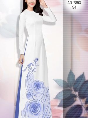 Vải áo dài Hoa hồng ngọt ngào kiểu mới AD 7853 30 1571457594 84 Vai ao dai Hoa hong ngot ngao kieu moi AD