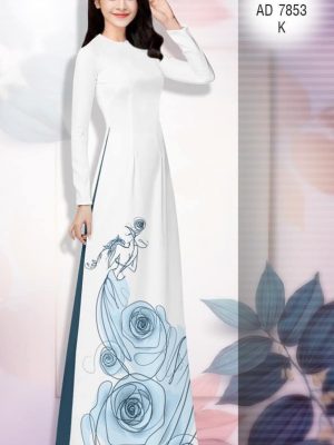 Vải áo dài Hoa hồng ngọt ngào kiểu mới AD 7853 22 1571457594 85 Vai ao dai Hoa hong ngot ngao kieu moi AD