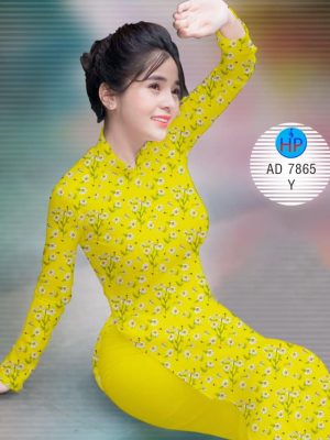 Vải áo dài Cúc nhí đáng yêu mới ra AD 7865 36 1571668609 755 Vai ao dai Cuc nhi dang yeu moi ra AD