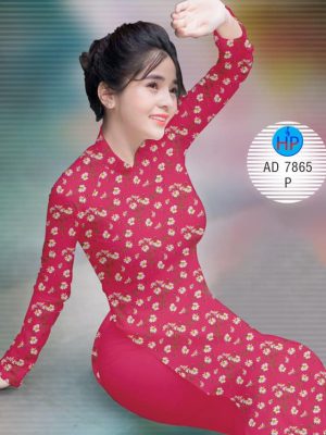 Vải áo dài Cúc nhí đáng yêu mới ra AD 7865 35 1571668609 858 Vai ao dai Cuc nhi dang yeu moi ra AD