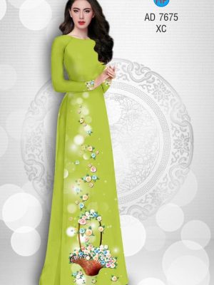Vải áo dài giỏ hoa lung linh kiểu mới AD 7675 26 1571669261 401 Vai ao dai gio hoa lung linh kieu moi AD
