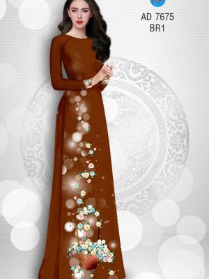 Vải áo dài giỏ hoa lung linh kiểu mới AD 7675 22 1571669261 551 Vai ao dai gio hoa lung linh kieu moi AD
