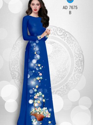 Vải áo dài giỏ hoa lung linh kiểu mới AD 7675 23 1571669261 6 Vai ao dai gio hoa lung linh kieu moi AD