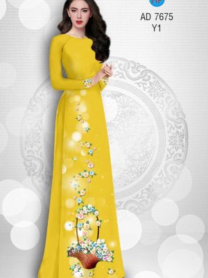 Vải áo dài giỏ hoa lung linh kiểu mới AD 7675 27 1571669261 891 Vai ao dai gio hoa lung linh kieu moi AD