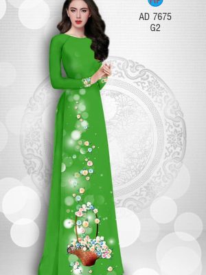 Vải áo dài giỏ hoa lung linh kiểu mới AD 7675 21 1571669261 928 Vai ao dai gio hoa lung linh kieu moi AD