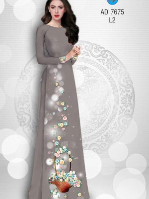Vải áo dài giỏ hoa lung linh kiểu mới AD 7675 29 1571669262 126 Vai ao dai gio hoa lung linh kieu moi AD