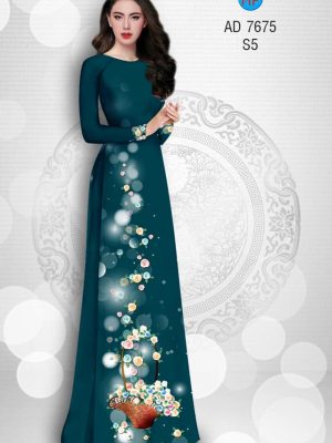 Vải áo dài giỏ hoa lung linh kiểu mới AD 7675 30 1571669262 447 Vai ao dai gio hoa lung linh kieu moi AD