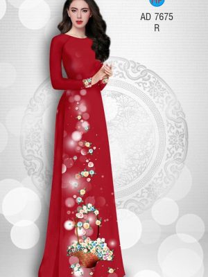 Vải áo dài giỏ hoa lung linh kiểu mới AD 7675 36 1571669262 559 Vai ao dai gio hoa lung linh kieu moi AD