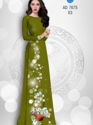 Vải áo dài giỏ hoa lung linh kiểu mới AD 7675 32 1571669262 696 Vai ao dai gio hoa lung linh kieu moi AD
