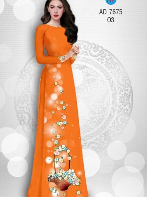 Vải áo dài giỏ hoa lung linh kiểu mới AD 7675 37 1571669262 809 Vai ao dai gio hoa lung linh kieu moi AD