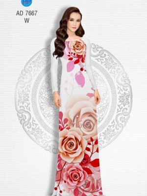 Vải áo dài Hoa hồng kiểu mới AD 7667 23 1571669446 365 Vai ao dai Hoa hong kieu moi AD 7667