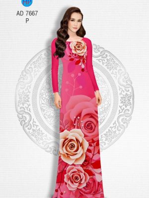 Vải áo dài Hoa hồng kiểu mới AD 7667 32 1571669447 368 Vai ao dai Hoa hong kieu moi AD 7667