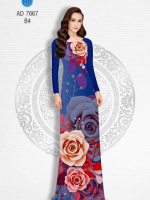 Vải áo dài Hoa hồng kiểu mới AD 7667 35 1571669447 652 Vai ao dai Hoa hong kieu moi AD 7667