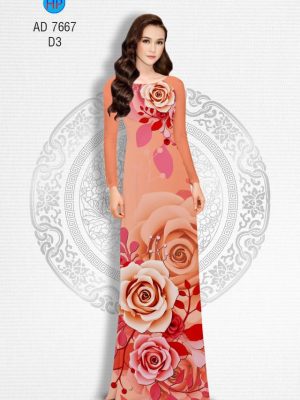 Vải áo dài Hoa hồng kiểu mới AD 7667 27 1571669447 729 Vai ao dai Hoa hong kieu moi AD 7667
