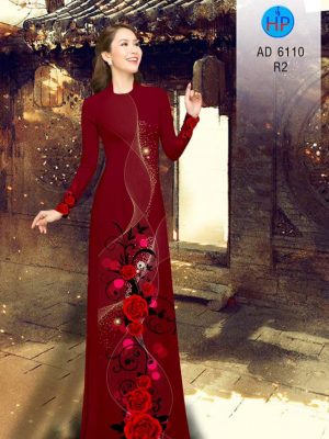 Vải áo dài Hoa hồng mới ra AD 6110 23 1571669688 202 Vai ao dai Hoa hong moi ra AD 6110