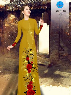 Vải áo dài Hoa hồng mới ra AD 6110 25 1571669689 305 Vai ao dai Hoa hong moi ra AD 6110