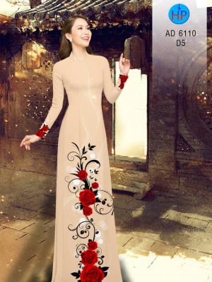 Vải áo dài Hoa hồng mới ra AD 6110 28 1571669689 435 Vai ao dai Hoa hong moi ra AD 6110