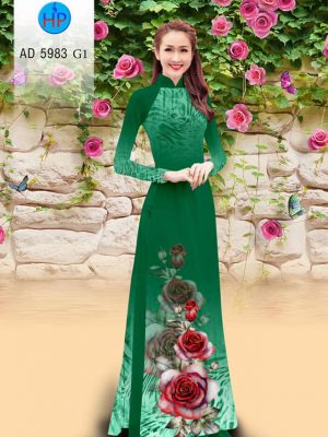 Vải áo dài Hoa hồng thiết kế 2019 AD 5983 24 1571669887 316 Vai ao dai Hoa hong thiet ke 2019 AD 5983