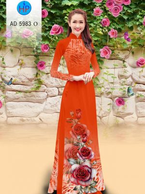 Vải áo dài Hoa hồng thiết kế 2019 AD 5983 22 1571669887 58 Vai ao dai Hoa hong thiet ke 2019 AD 5983