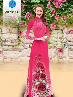Vải áo dài Hoa hồng thiết kế 2019 AD 5983 29 1571669888 607 Vai ao dai Hoa hong thiet ke 2019 AD 5983
