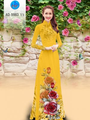 Vải áo dài Hoa hồng thiết kế 2019 AD 5983 36 1571669888 985 Vai ao dai Hoa hong thiet ke 2019 AD 5983