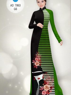 Vải áo dài Quý Cô điệu đà mới ra AD 7863 21 1571670208 132 Vai ao dai Quy Co dieu da moi ra AD