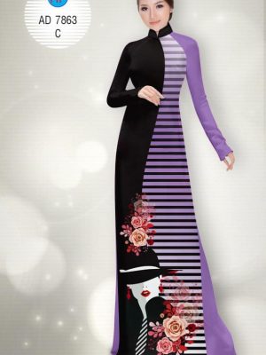 Vải áo dài Quý Cô điệu đà mới ra AD 7863 22 1571670208 403 Vai ao dai Quy Co dieu da moi ra AD